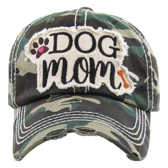 DOG MOM HAT | CAMO