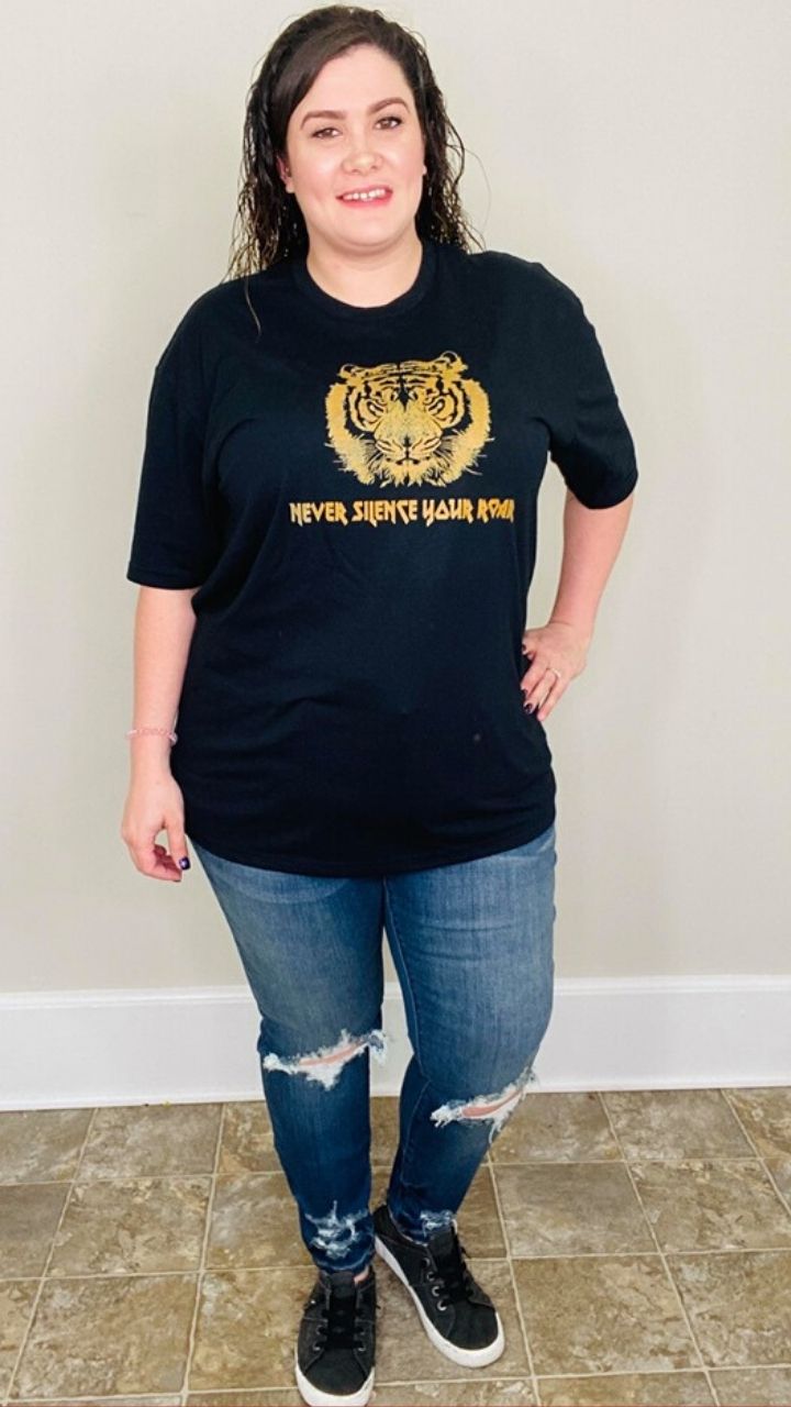 PREORDER | Never Silence Your Roar - Trendy Plus Size Women's Boutique Clothing