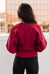 Show Stopper Sweater in Burgundy