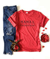 PREORDER | Mama is my valentine kids tee (Heather Grey & Red) - Trendy Plus Size Women's Boutique Clothing