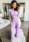 PREORDER: Petite Length Cropped Lounge Set in Four Colors
