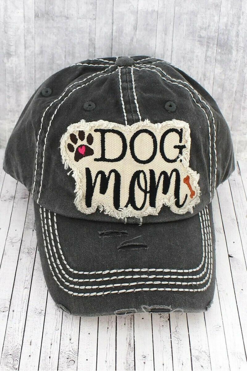 DOG MOM HAT | GREY