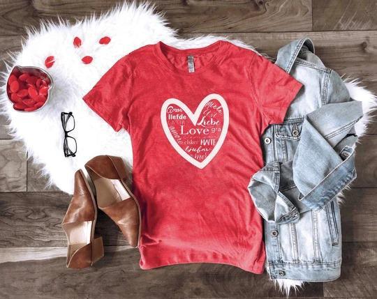 PREORDER | Love Languages Tee - Trendy Plus Size Women's Boutique Clothing