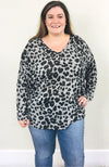 On the prowl long sleeve - Trendy Plus Size Women's Boutique Clothing