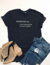 PREORDER | Momster Tee (Black & Heather Mauve) - Trendy Plus Size Women's Boutique Clothing
