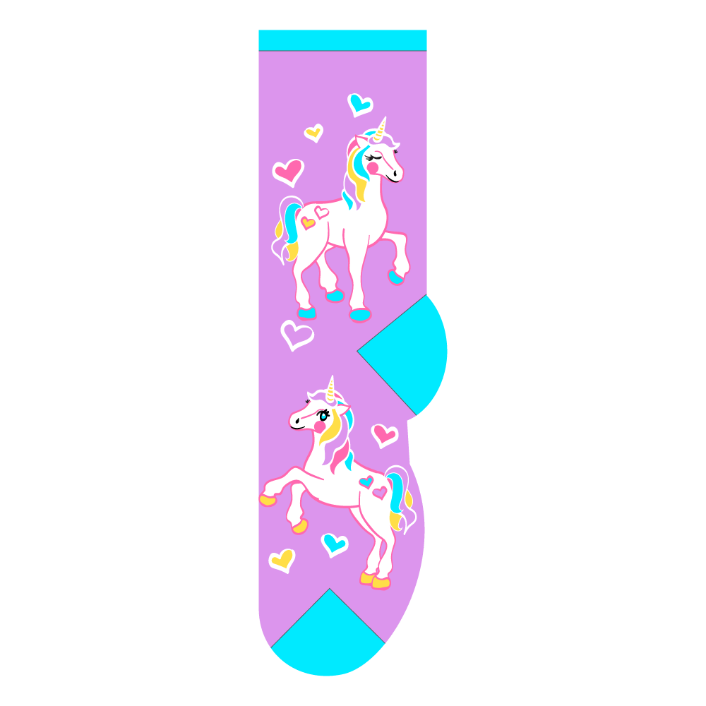 Children's Fun Socks - Unicorns
