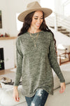 DOORBUSTER A Side of Sass Top in Olive