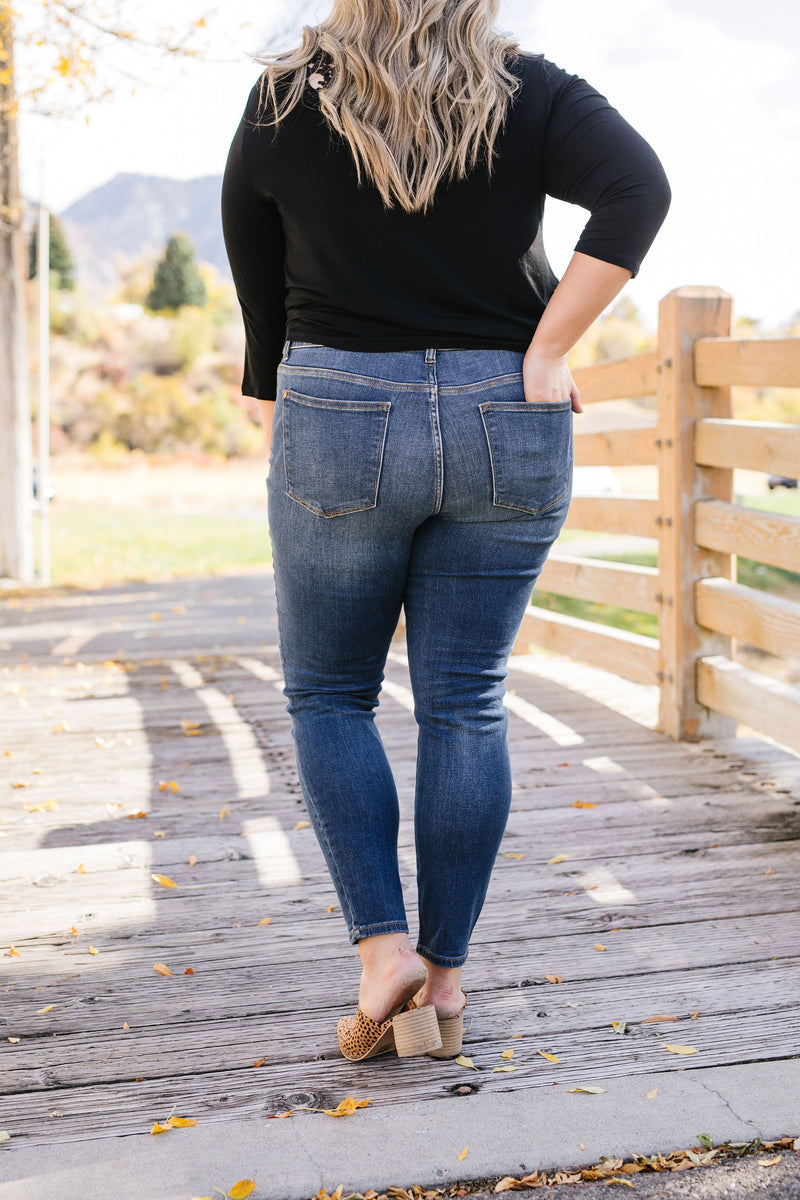 Blue For You Skinnies - Trendy Plus Size Women's Boutique Clothing