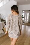 Cat And Mouse Spotted Top - Trendy Plus Size Women's Boutique Clothing
