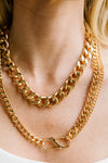 Chain It Up Necklaces in Gold