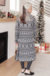 DOORBUSTER Classic and Cozy Knit Cardigan in Lake Blue