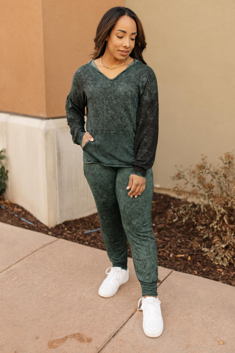 Cozy Joggers in Hunter Green