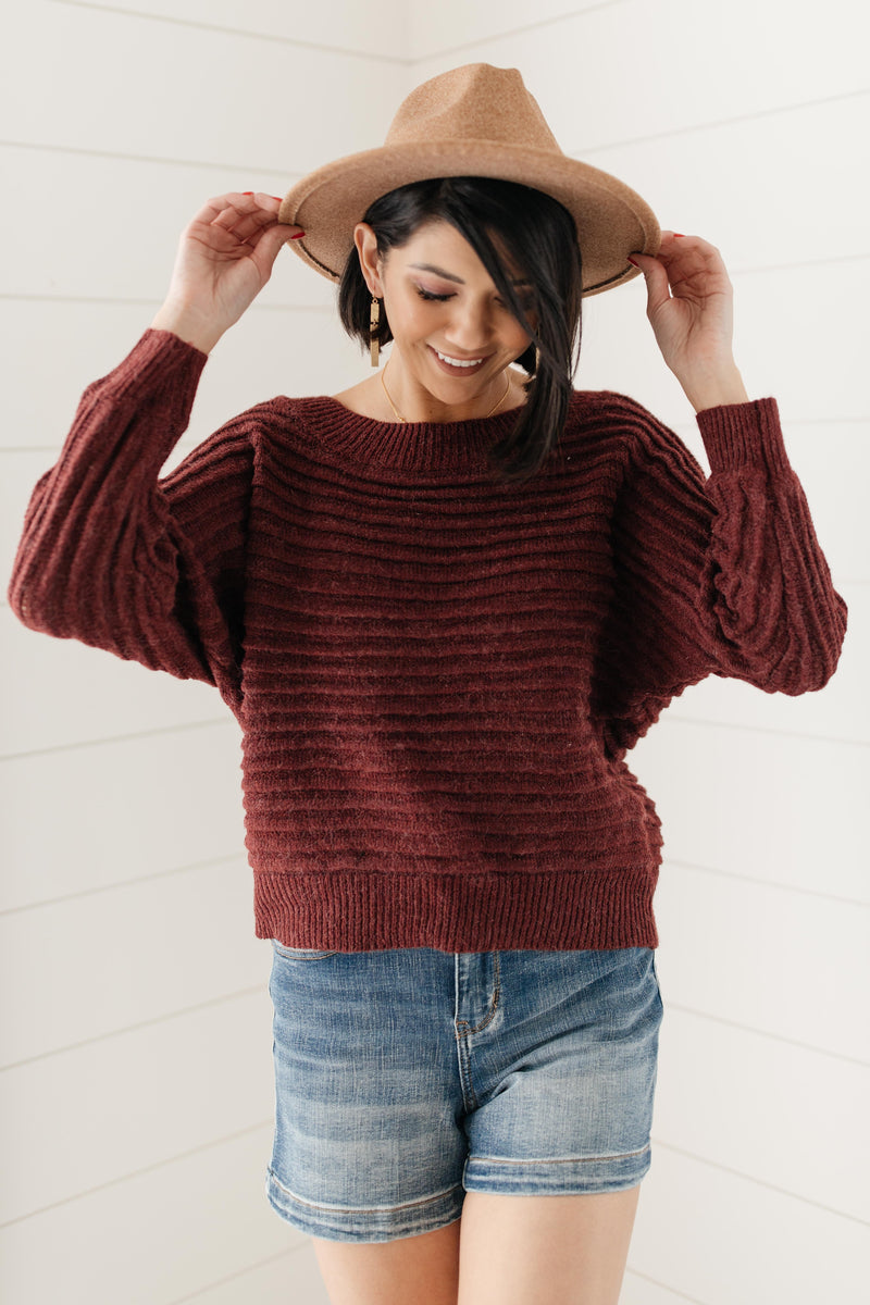 Cozy and Chic Dressed in Wine