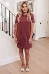 Easy Day Patch Pocket T-Shirt Dress