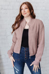 Fireside Zip Up Jacket in Taupe
