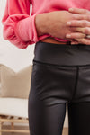 Girls Night Out Faux Leather Leggings