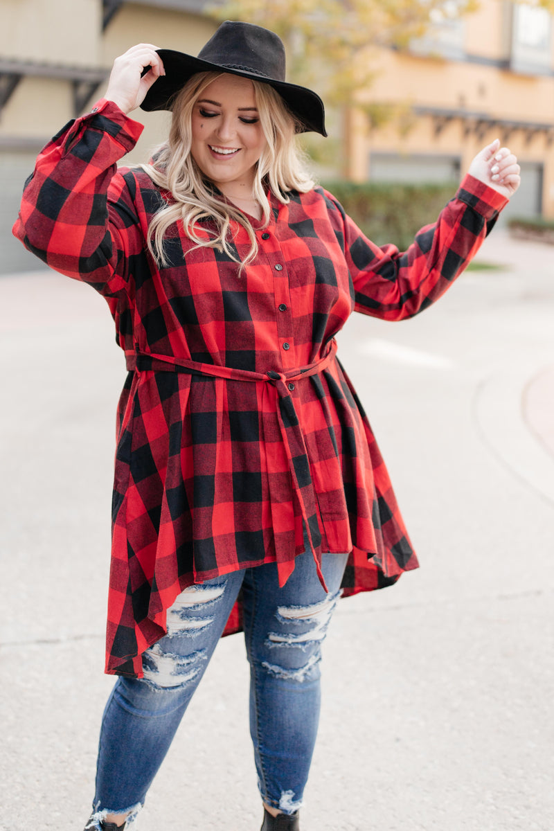 Great And Grand Plaid Top