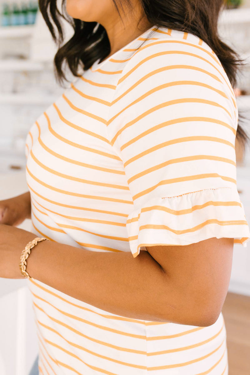 Mellow Yellow Striped Top
