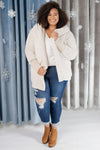 Overly Cozy Cardigan in Ivory