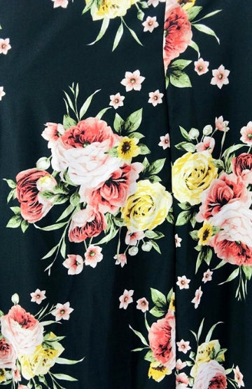 Summer Lovin Floral Kimono - Trendy Plus Size Women's Boutique Clothing