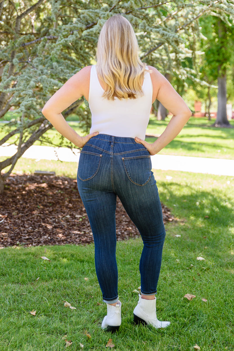 Piper Pull-On Skinny Jeans