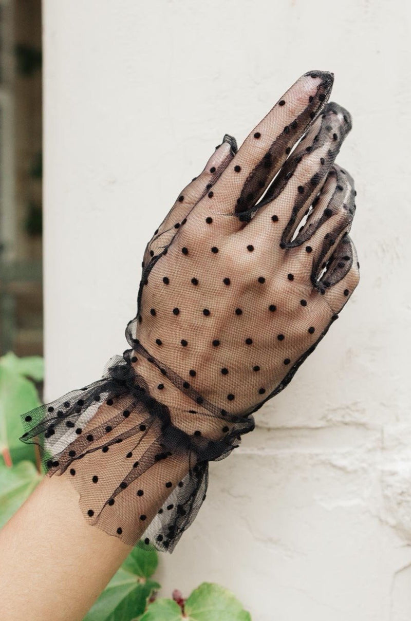 Sheer Dot Gloves