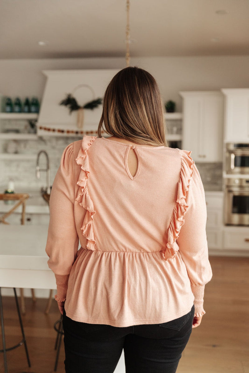 Sweet Confession Top In Blush