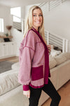 Two Hearts Jacket In Plum
