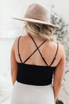 Wild And Free Crop Top in Black
