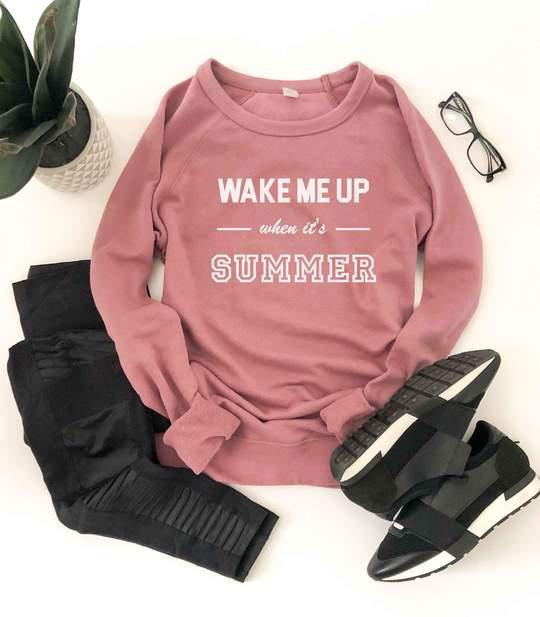 PREORDER | Wake Me Up When It's Summer (Mauve) - Trendy Plus Size Women's Boutique Clothing