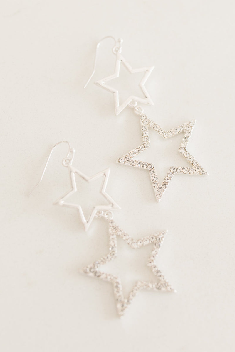 Glimmering Star Earrings