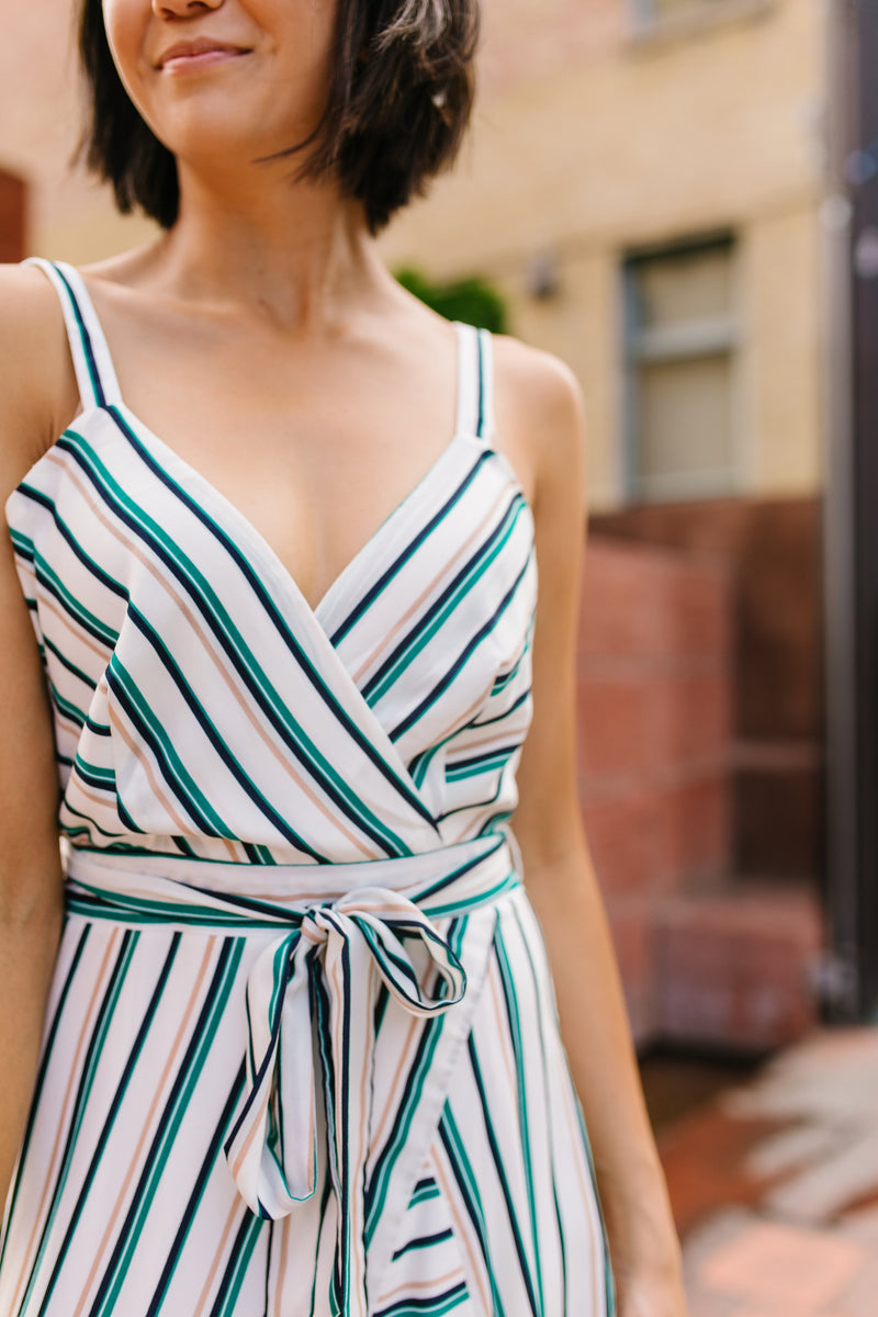 Scarborough Fair Wrap Dress - Trendy Plus Size Women's Boutique Clothing