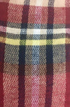 Red/Navy Plaid Blanket Scarf - Trendy Plus Size Women's Boutique Clothing